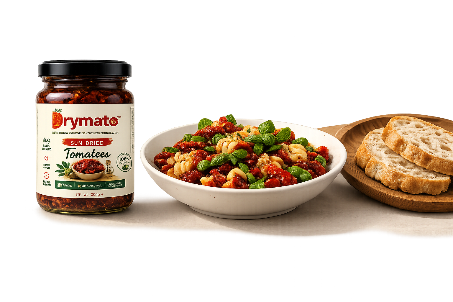 Jar with Dry Tomatoes